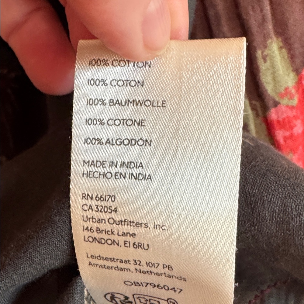 Free People Multicolor Patchwork Boho Blouse Over… - image 12